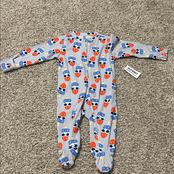 Old Navy baby bomb pop sleeper pajamas - Picture 1 of 4